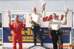 Fjärde deltävlingen i SSK-Serien samt finalrace för Sportvagnsserien. Dessutom bjöd Lennart Landström på paråkning i Superkart!