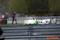 Vårracet på Mantorp med SSK & SPVM. Snöblandat regn på fredag. Blandat regn med monsuninslag på lördag och soligt på söndag.