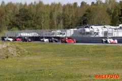 Vårracet på Mantorp Park. Strålande sol