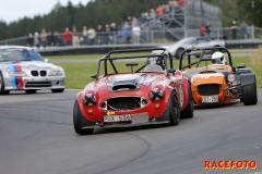 Svenskt Sportvagnsmeeting på Ring Knutstorp.
Blandat väder med sol, regnskurar och åska.