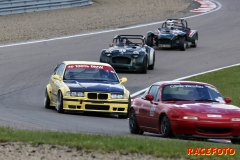 Svenskt Sportvagnsmeeting på Ring Knutstorp.
Blandat väder med sol, regnskurar och åska.