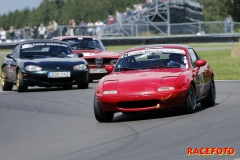 Svenskt Sportvagnsmeeting på Ring Knutstorp.
Blandat väder med sol, regnskurar och åska.